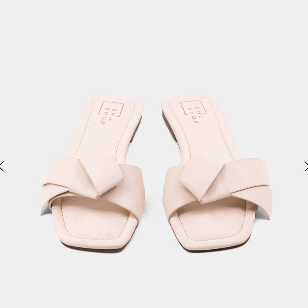 ShuShop Diana Sandals Bone Ivory Cream 10 NWT